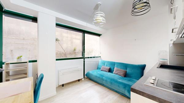 NICE - FLEURS : JOLI 2 PIÈCES AU CALME