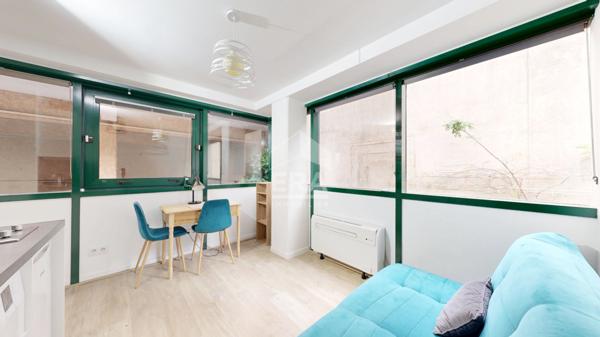 NICE - FLEURS : JOLI 2 PIÈCES AU CALME