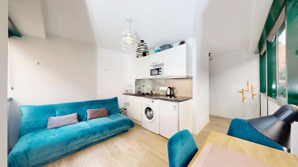 NICE - FLEURS : JOLI 2 PIÈCES AU CALME