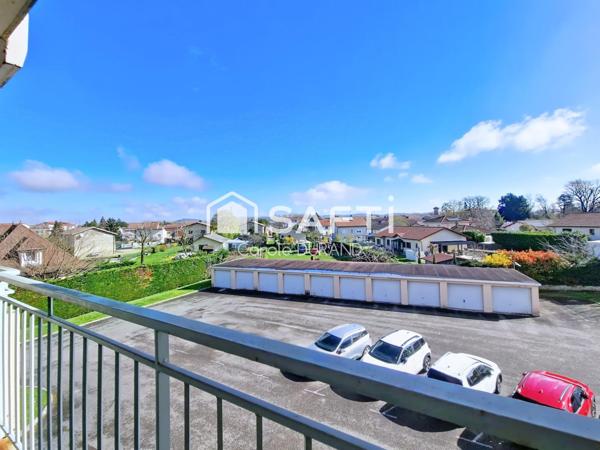 T2 avec balcon, ascenseur et vue dégagée