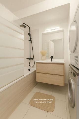 Appartement T4 de 75,36 M² avec ascenseur, balcon, 3 chambres, GARAGE et parking numéroté. VANNES quartier BEAUPRE KERSEC