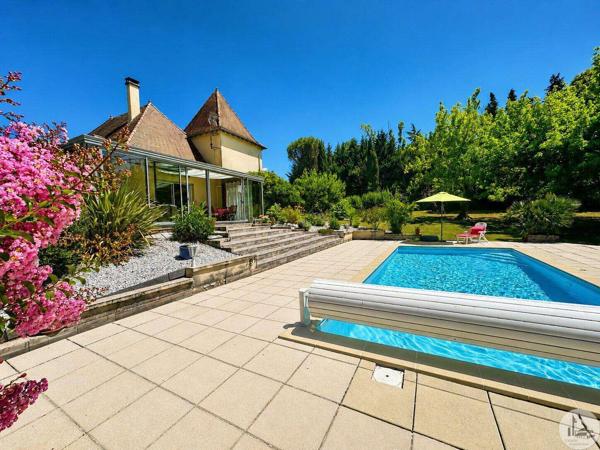 Périgourdine modernisée avec piscine