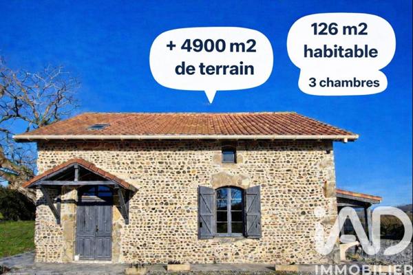 Maison à vendre 4 pièces 126 m² Labatut-Rivière