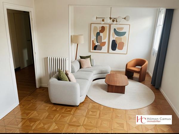 Appartement type 4 avec 2 ch, cave, garage fermé, balcon à canclaux'proce.,