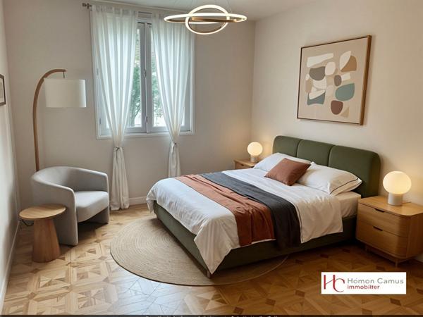 Appartement type 4 avec 2 ch, cave, garage fermé, balcon à canclaux'proce.,