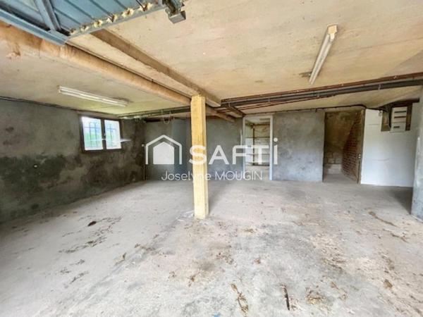 Maison individuelle sur sous-sol complet, autonomie de plain-pied, 4 grandes chambres