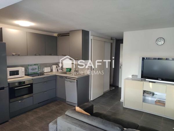 Beau T2/ Cabine de 33m2 en angle de résidence