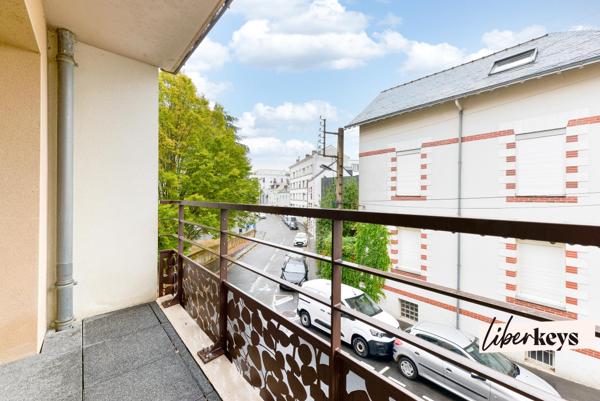 Nantes — Entre St-Mihiel et St-Clément : T2 de 44 m² avec balcon et garage en sous-sol dans résidence de 2013