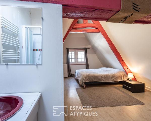 Maison Pondalez – Triplex disponible, galerie d’art et studios à revenus locatifs