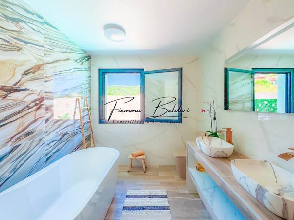 À vendre Villa moderne de 130m² + T2 45m², Terrain 840m², Vue mer, Folelli, Penta di Casinca, Haute-Corse (20)