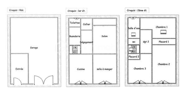 Maison de ville de 121 m²