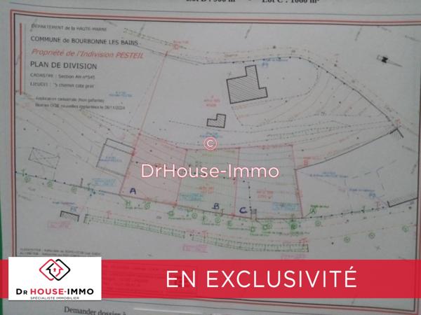 Terrain à vendre de 843 m²