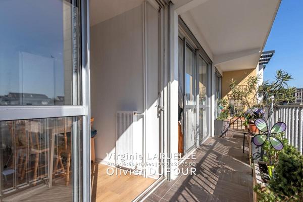 ROUEN CENTRE appartement avec balcon, 4 chambres, cave et 2 parking