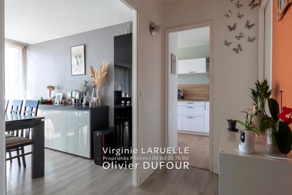 ROUEN CENTRE appartement avec balcon, 4 chambres, cave et 2 parking