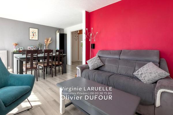 ROUEN CENTRE appartement avec balcon, 4 chambres, cave et 2 parking