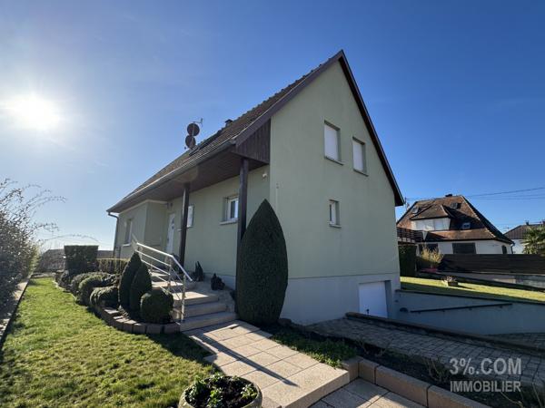 3%COM Jolie maison avec 4 chambres sur terrain de 6,21 ares  Duntzenheim (67270)