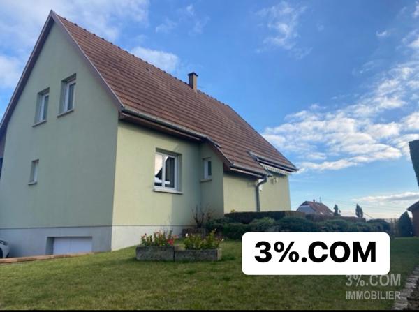 3%COM Jolie maison avec 4 chambres sur terrain de 6,21 ares  Duntzenheim (67270)