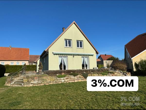 3%COM Jolie maison avec 4 chambres sur terrain de 6,21 ares  Duntzenheim (67270)