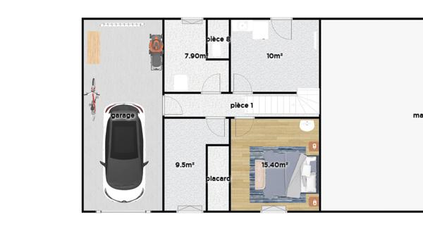 MAISON 3 CHAMBRES 105M²