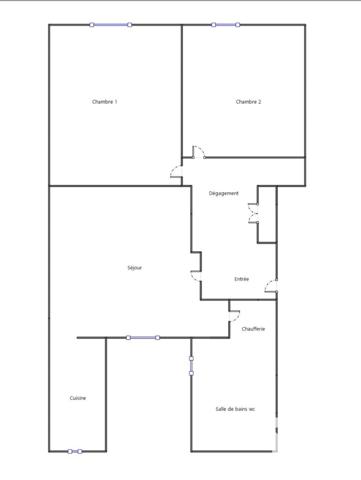 Appartement à vendre 3 pièces 65,62 m² Grenoble