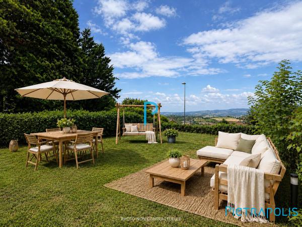 BULLY – Appartement 70 m² avec mezzanine, terrain et parking privé