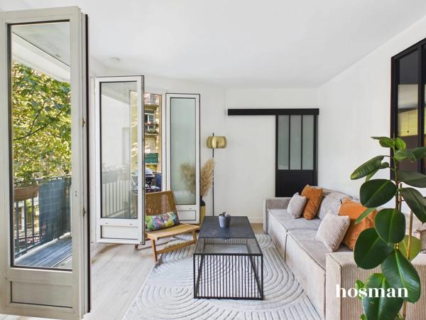 Coup de coeur - 3/4 pièces de 63m² - Entièrement rénové +balcon - rue Belgrand, 20ème arrondissement