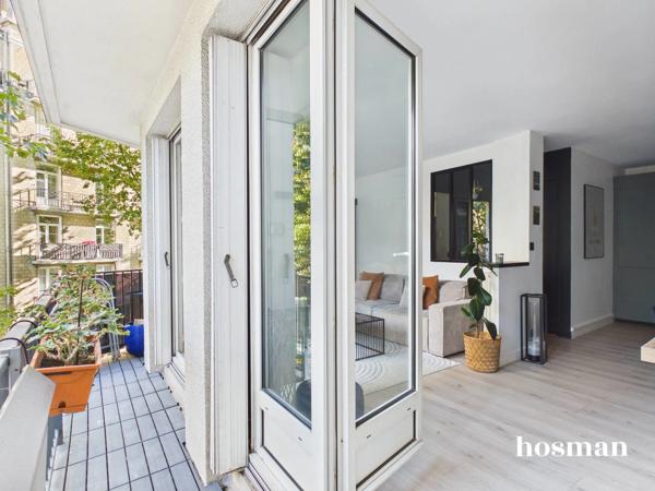 Coup de coeur - 3/4 pièces de 63m² - Entièrement rénové +balcon - rue Belgrand, 20ème arrondissement