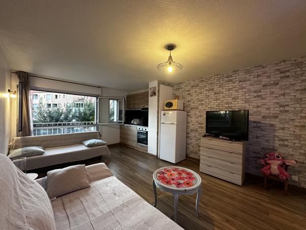 Le Cap d'Agde (34300) DEPT 34 - LE CAP D'AGDE. CENTRE PORT. STUDIO 27 M². VUE SUR PORT, VENDU LOUÉ