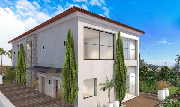 Projet de 256 m2 avec permis accordé pour Maison Exceptionnelle