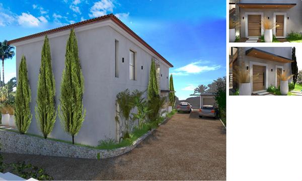 Projet de 256 m2 avec permis accordé pour Maison Exceptionnelle