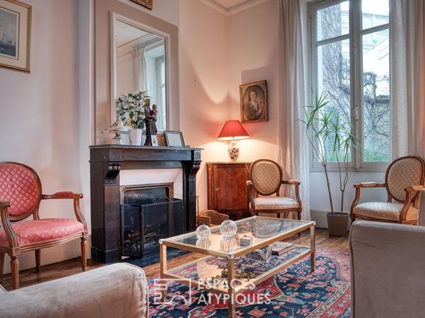 Maison bourgeoise avec jardin