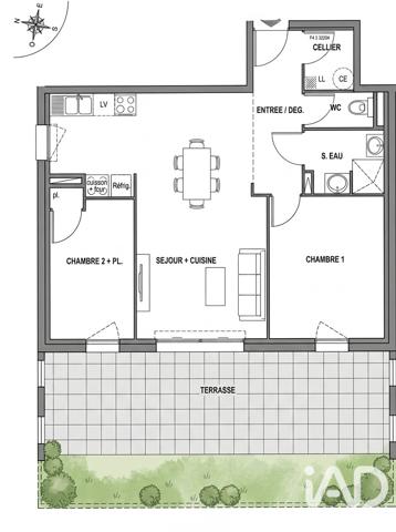 Appartement à vendre 3 pièces 61 m² Poitiers