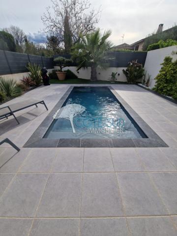 Lorgues (83510) Maison 5 pièces 3 chambres avec piscine et garage, à deux pas de Lorgues...