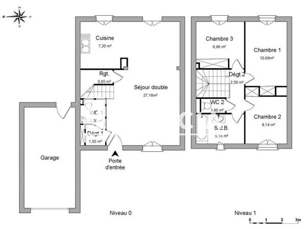 Location Maison 4 pièces 76 m² - 10 RUE JACQUES BOUYSSON Mesnil Esnard 76240