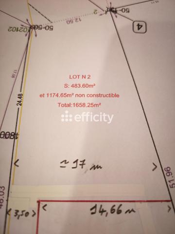 Terrain - 485 m²