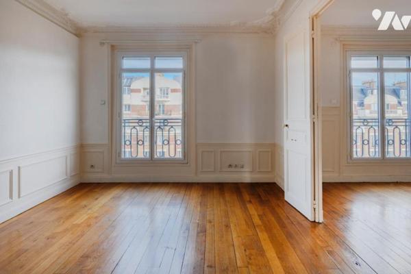 PARIS 12 / BEL-AIR - 3 PIECES HAUSSMANNIEN DERNIER ETAGE ASCENSEUR VUE DEGAGEE + 2 CHAMBRES + CAVE