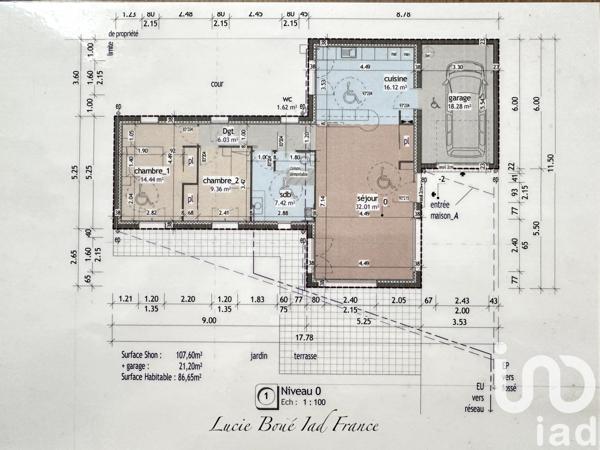 Maison à vendre 4 pièces 96 m² La Bernerie-en-Retz