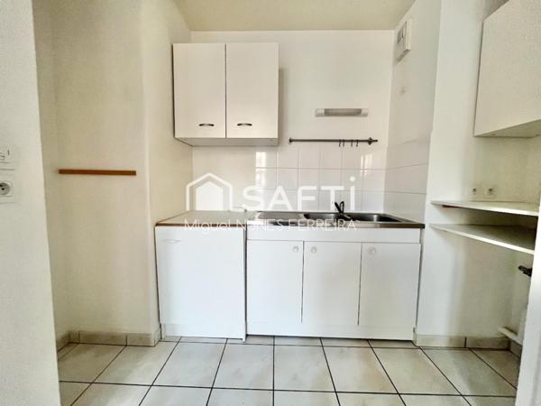 Appartement T2 avec jardin et place de stationnement