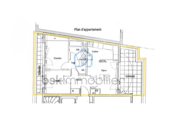 Appartement de 53,47 m²