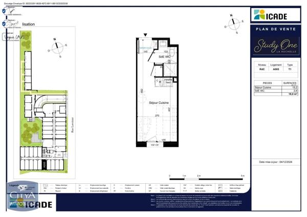 Appartement à louer 1 pièce 18m² La Rochelle (17000)
