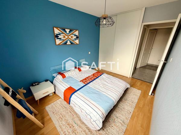 Appartement 3 pièces 69m² avec 2 places de parking