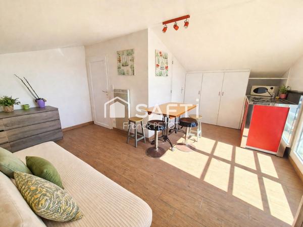 STUDIO ATYPIQUE AVEC BEAU VOLUME A 2 PAS DU PLAN D'EAU