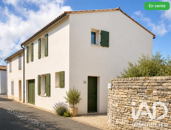Maison à vendre 4 pièces 85 m² Saint-Martin-de-Ré