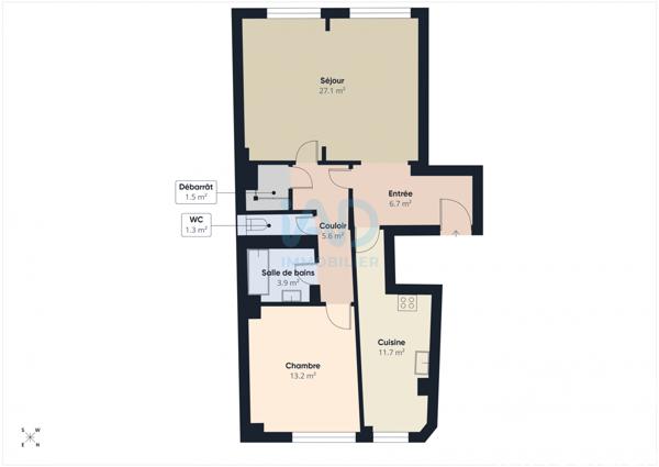 Appartement à vendre 2 pièces 71,12 m² Paris 15