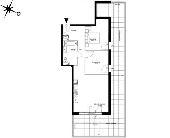 Appartement à vendre 3 pièces 58 m² Avrillé