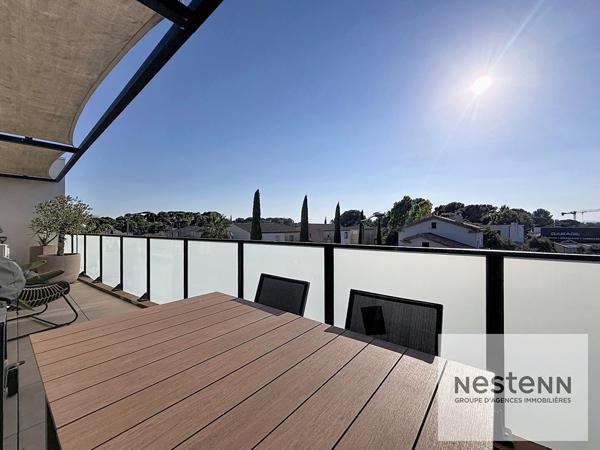 A vendre appartement  T4 de 90 m² en rooftop à Castelnau-le-lez