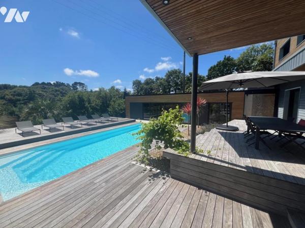 Maison d'architecte avec piscine 