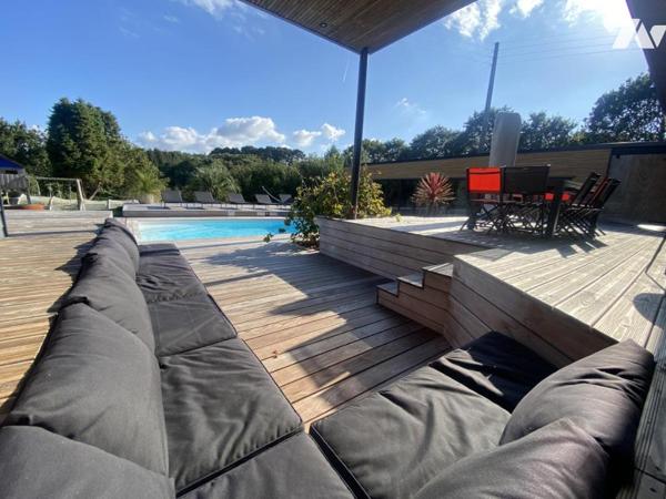 Maison d'architecte avec piscine 