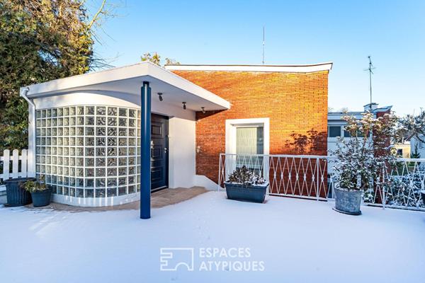 Parenthèse moderne avec belles terrasses vieux Marly