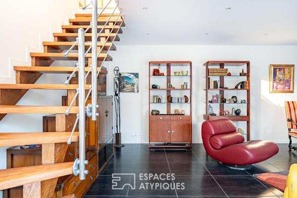 Parenthèse moderne avec belles terrasses vieux Marly